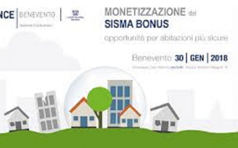 30/01/2018 Convegno Monetizzazione del Sisma Bonus opportunità per abitazioni più sicure